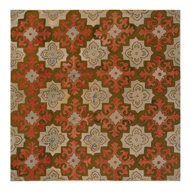 American Hooked Rug For Sale