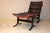 Set of Leather Lounge Chair with Ottoman by Westnofa, Norway, 1960s For Sale - Image 9 of 12