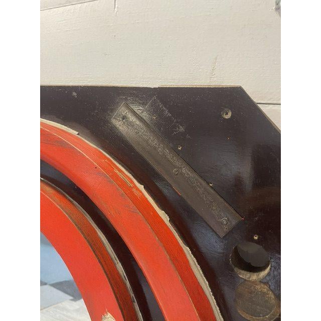 Vintage Mirror in Negative Wooden Molds, 1930 For Sale - Image 6 of 12