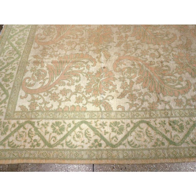Mid 20th Century Galerie Shabab Collection Mid-20th Century Spanish Cuenca Room Size Carpet For Sale - Image 5 of 8