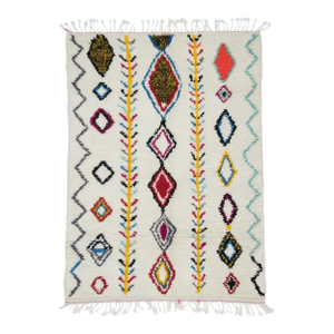 Artistic Moroccan Azilal Rug - 9.1 X 5.9 Ft