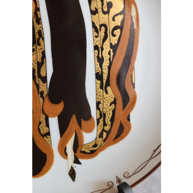 Erté Erté "Mystic" Limited Edition Plate For Sale - Image 4 of 8