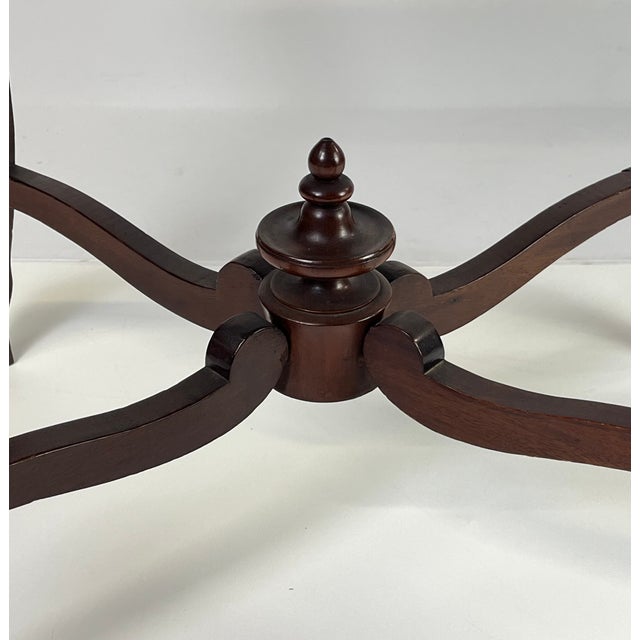 Late 19th Century Late 19th Century Victorian Rococo Revival Carved Walnut & Marble Top Parlor Table For Sale - Image 5 of 15