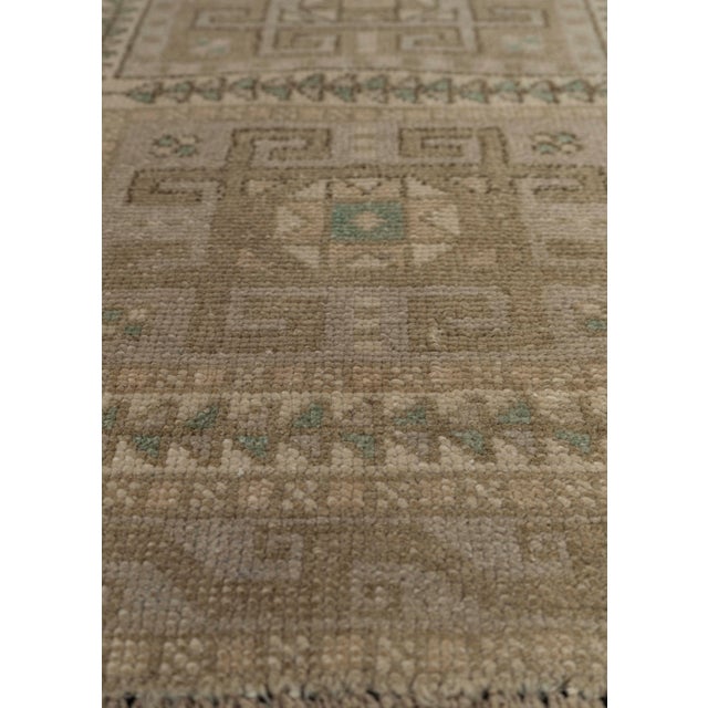 Turkish Turkish Mini Rug Oriental Hand Knotted Vintage Rug 1'10" x 3'3" #21049 For Sale - Image 3 of 8