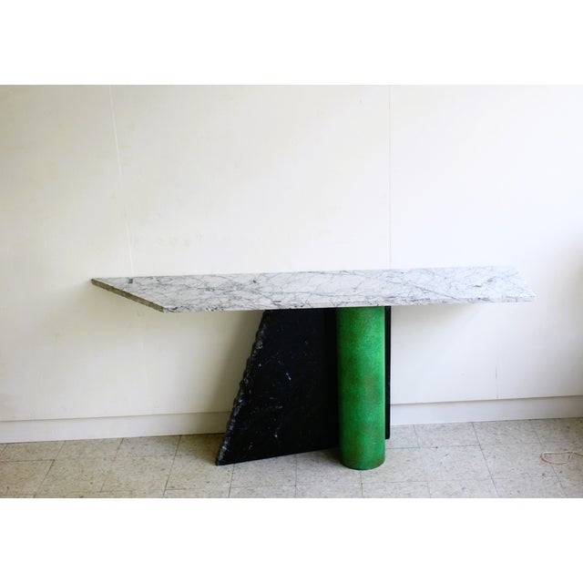 Italian Ambiguità Console Table by Lella and Massimo Vignelli for Casigliani, 1980s For Sale - Image 10 of 18