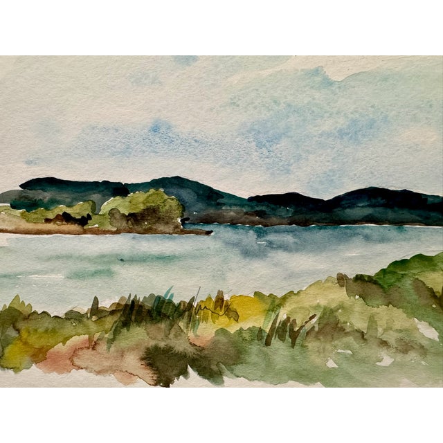 Original watercolor on paper by Henry Emil Salloch, also known as Heinz Emil Salloch, the German-born American artist and...
