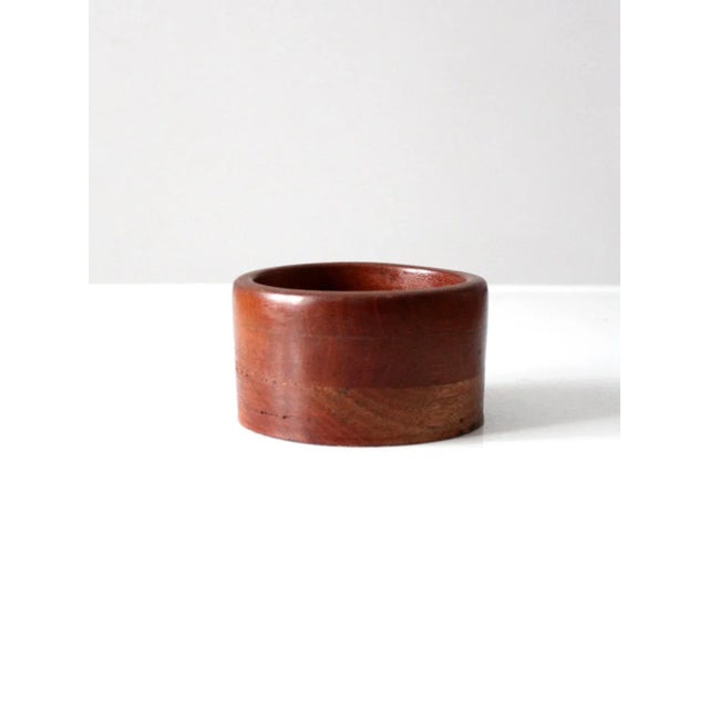 Wood Vintage Wooden Bowl For Sale - Image 7 of 7