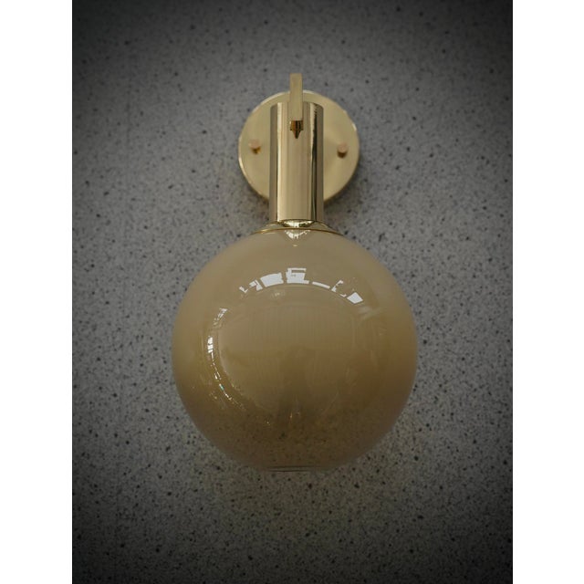 2000 - 2009 Murano Art Glass and Brass Wall Light, 2000 For Sale - Image 5 of 12