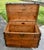 Antique Edwardian Style Pine & Metal Steamer Trunk For Sale - Image 9 of 14