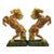 Monumental Pair of Vintage Cloisonné Enamel Rearing Horses For Sale