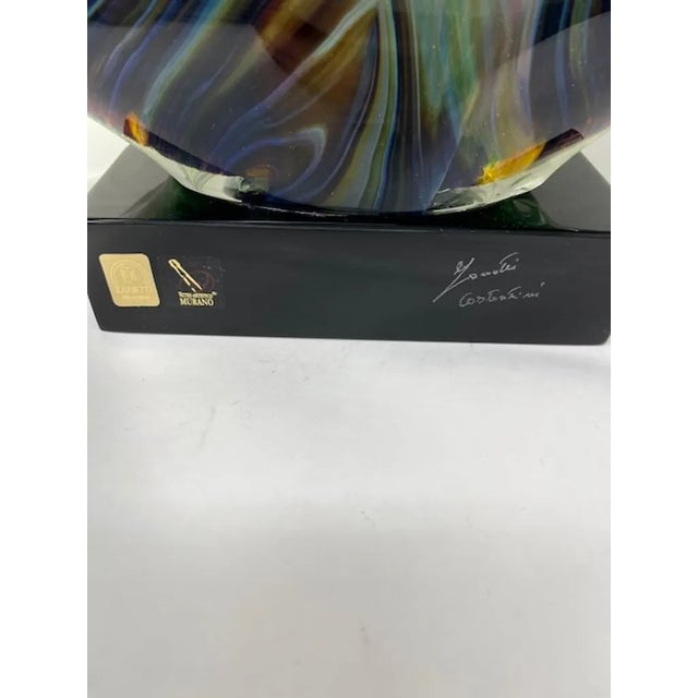 Green Butterfly Terrarium Made of Murano Glass For Sale - Image 8 of 9