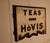 Three Dimensional Double-Sided Wooden Hovis Tea Shop Sign, 1900s For Sale - Image 4 of 8