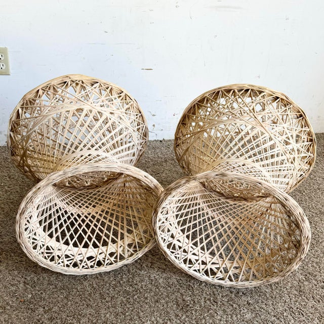 Mid Century Modern Spun Fiberglass Woodard Dining Set - 3 Pieces For Sale - Image 12 of 12