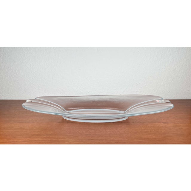 Vintage Danish Glass Bowl from Holmegaard, 1970s, in Very Good conditions. Designed 1970 to 1979 This piece has an...