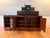 Solid cherry wood media console with motorized tv lift. Crafted by Hooker Furniture USA circa 2001. Lift will support an...