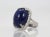 Tanzanite 35.39 Ct Cabochon High Dome Ladies Ring Size 6.5 For Sale - Image 9 of 11