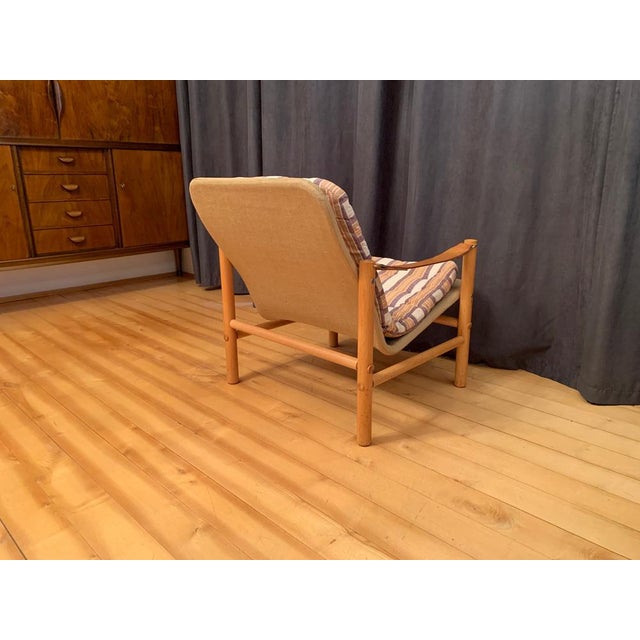 Safari Armchair attributed to Bror Boije for Dux, Sweden, 1960s For Sale - Image 3 of 15