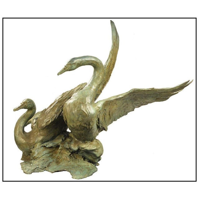 Realism 1990s Tundra Swans, Sherry Salari Sander For Sale - Image 3 of 5
