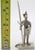 Vintage Italian Handmade Genuine Silver Shield & Halberd Knight Rare Solid Figurine Uno-a-Erre Brand For Sale - Image 16 of 16