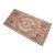 Vintage Hand Knotted Small Turkish Rug 1970s Entry Mat Kitchen Laundry Decor Boho Doormat 17"x34" For Sale