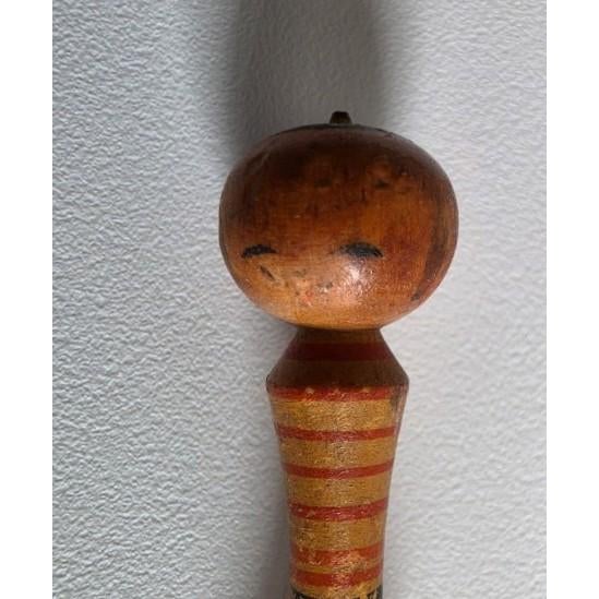 Vintage 1960s Japanese Miniature Kokeshi Dolls - Articulated Wooden Trio For Sale - Image 14 of 18