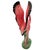 Mid-Century Modern Mid 20th Century Open Wing Pink Flamingo Ceramic Tabletop Statue by Leftons For Sale - Image 3 of 6
