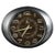 1970s Vintage Mid-Century Wall Clock in Metal and Wood from Starke, Europe, 1970s For Sale - Image 5 of 5