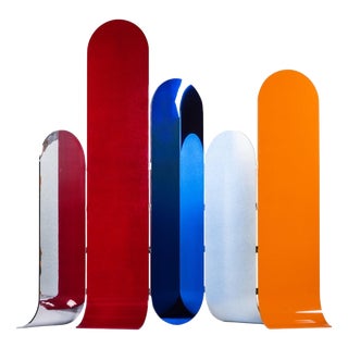 Galactica Bow Room Divider in Powder-Coated Aluminum by Altreforme For Sale