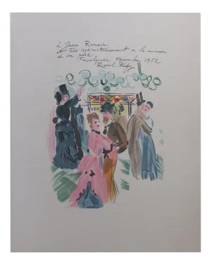 Raoul Dufy, Homage to Renoir, Lithograph