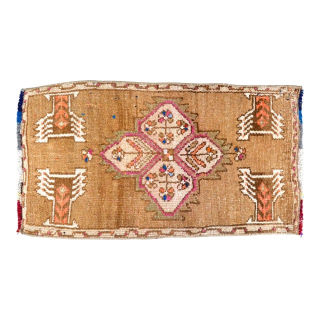 1960s Vintage Anatolia Wool Handmade Rug For Sale