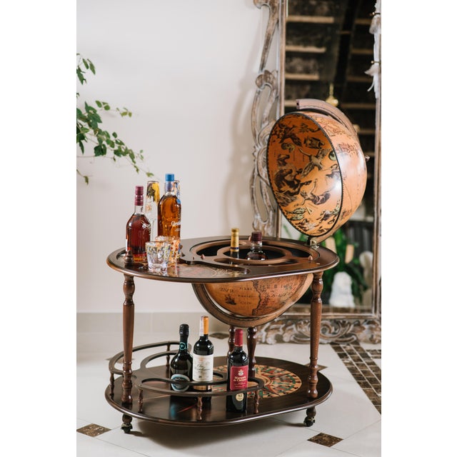 Globe Bar by Zoffoli Globes For Sale - Image 9 of 11