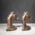 Industrial Bronze Plated Horse Head Bookends by Gladys Brown for Dodge Inc.1946 For Sale - Image 3 of 6