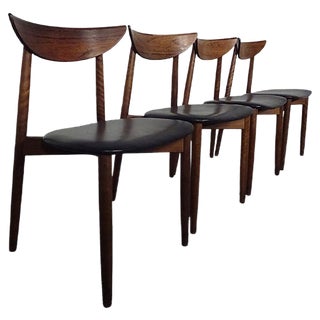 Rosewood Dining Chairs by Harry Østergaard for Randers Møbelfabrik, 1960s, Set of 4 For Sale