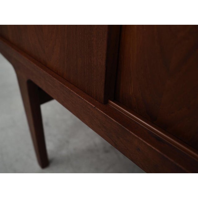 Orange Danish Teak Highboard, 1960s For Sale - Image 8 of 18