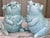 Mid 20th Century Mid-Century Celadon Ceramic Glazed Pig Figures - A Pair For Sale - Image 5 of 12