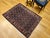 1900 - 1909 Antique Persian Senneh Area Rug, Hand-Knotted Wool, Herati Pattern & Gol Farang Border, Navy & Light Blue, 4x5 For Sale - Image 5 of 18