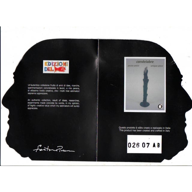 Plastic Candleholder Edzioni Del Pesce by Gaetano Pesce, Italy For Sale - Image 7 of 8