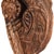 South india, mid to late 20th century a striking hand-carved wooden yali from south india, mid to late 20th century. This...