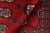 Abstract Rustic Bokhara Red/Blue Hand Knotted Wool Rug For Sale - Image 3 of 9