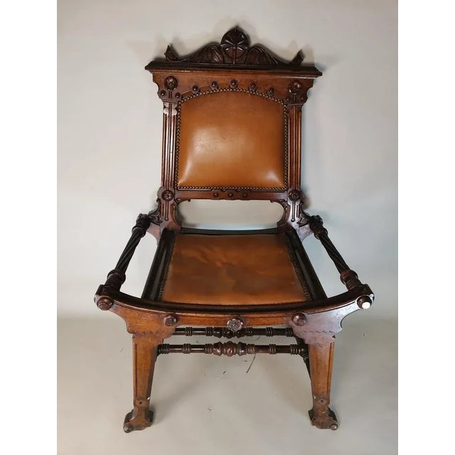 Wood 19th Century Modernist Chair For Sale - Image 7 of 13