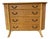 Bamboo and Cane Oval Chest with 4 Drawers For Sale