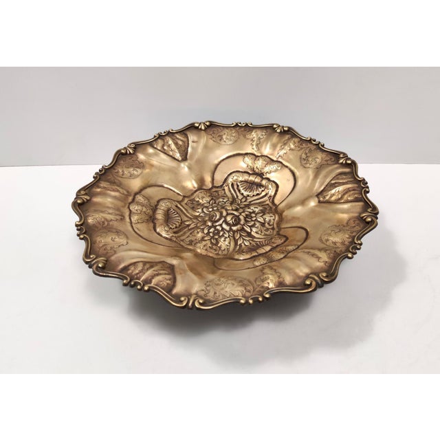 Chiseled and Embossed Cast Bronze Centerpiece, 1930s For Sale - Image 4 of 14