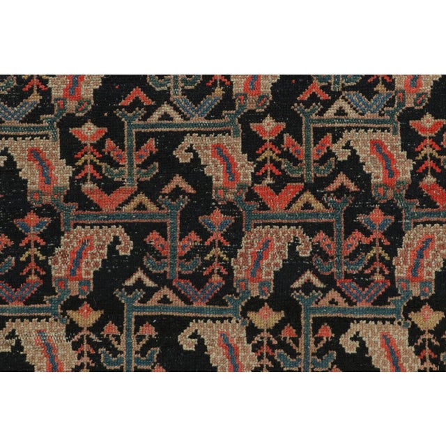 Rug & Kilim Vintage Persian Malayer Rug With Colorful, Dense Floral Patterns - Rug & Kilim For Sale - Image 4 of 7
