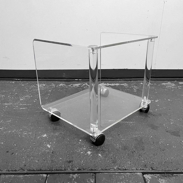 Wood Space Age Side Table For Sale - Image 7 of 18