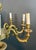 1940s Louis XVI style 8-arm chiseled bronze chandelier by Lucien For Sale - Image 10 of 12