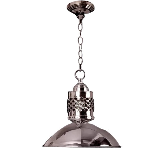 Rivoli Pendant in Nickel Finish For Sale