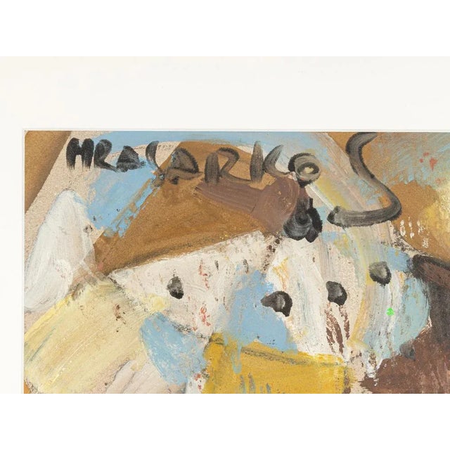 Paper Colorful Fragmentation, Gouache on Thick Paper, Framed For Sale - Image 7 of 11