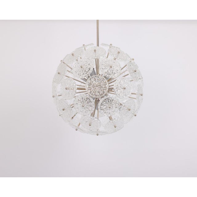 Floral Chrome Sputnik Chandelier, Germany, 1960s For Sale - Image 13 of 15