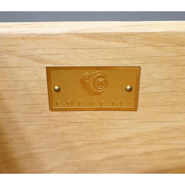 Brown Councill Craftsmen Mahogany Traditional Duncan Phyfe Style 48" Low Chest of Drawers For Sale - Image 8 of 13