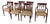 Antique Circa 1920s-30s Set of 6 Sheraton Charak Furniture Dining Chairs For Sale